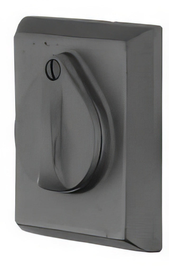 Emtek 8365FB flat black double cylinder deadbolt