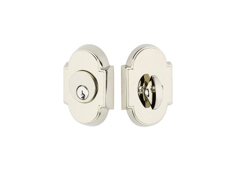 Emtek 8366US14 polished nickel double cylinder deadbolt