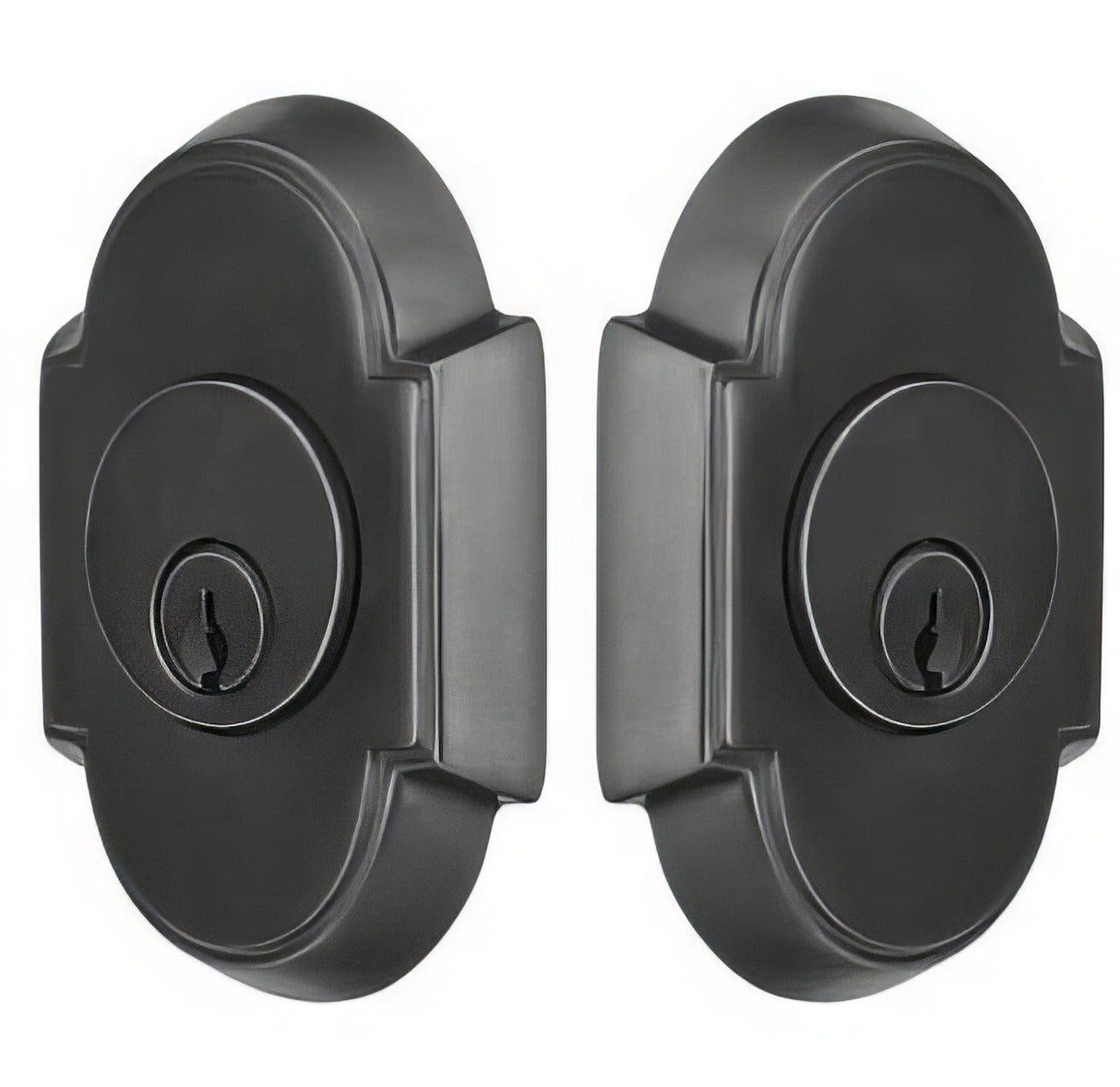 Emtek 8366US3 bright brass double cylinder deadbolt
