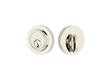 Emtek 8367US14 polished nickel double cylinder deadbolt