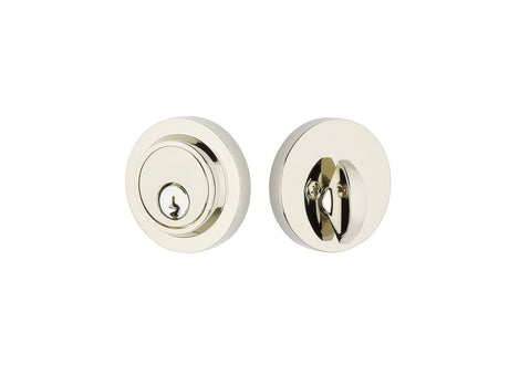 Emtek 8367US14 polished nickel double cylinder deadbolt