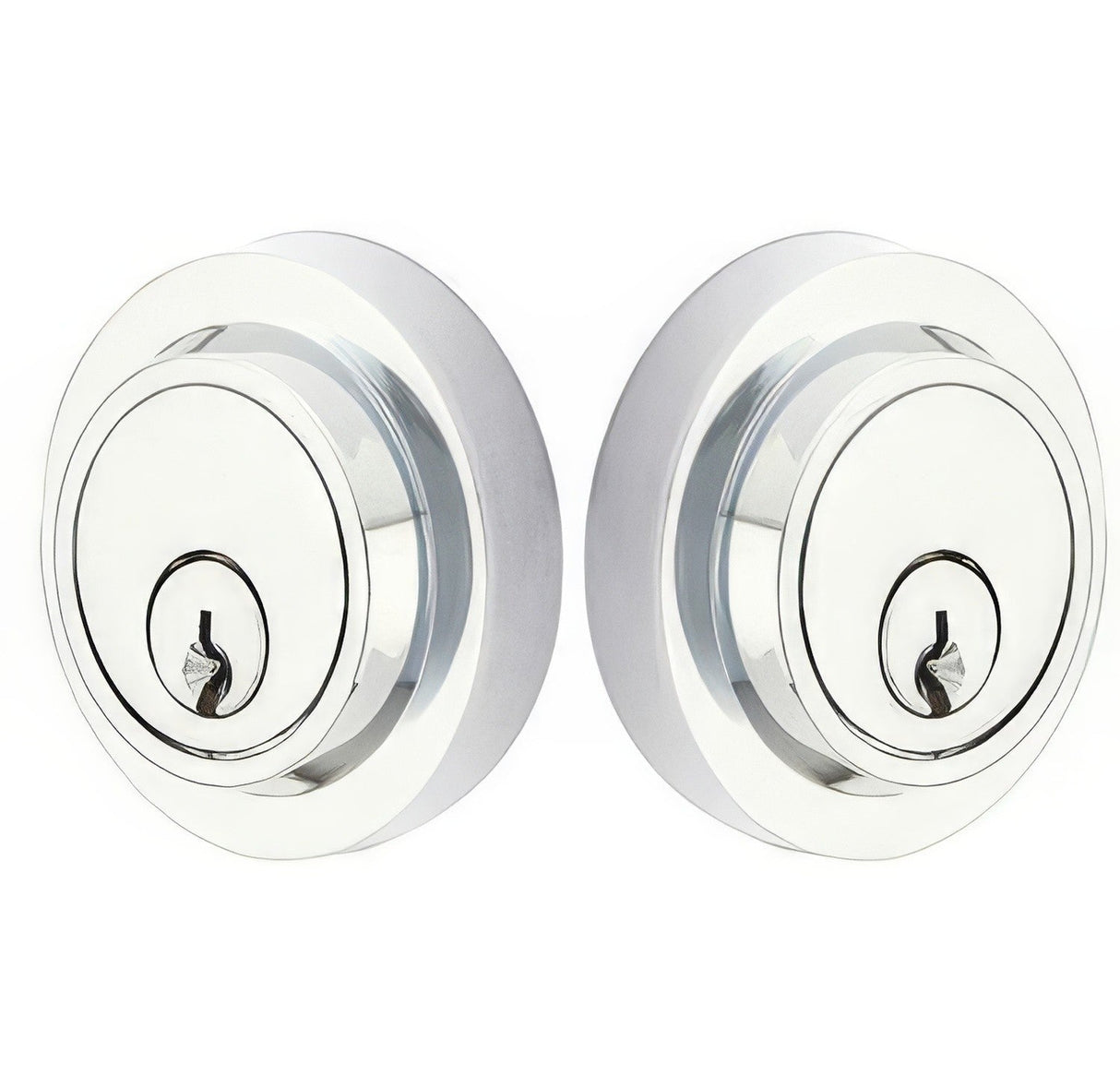 Emtek 8367US26 polished chrome double cylinder deadbolt