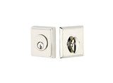 Emtek 8368US14 polished nickel double cylinder deadbolt