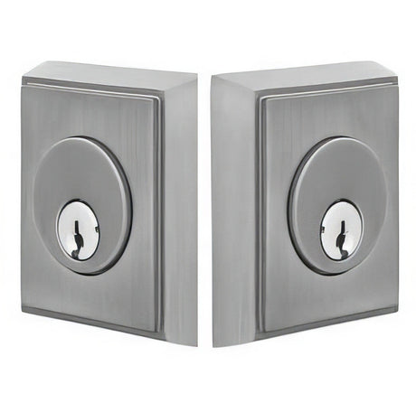 Emtek 8368US15 satin nickel double cylinder deadbolt
