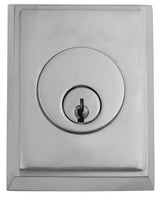 Emtek 8368US19 flat black double cylinder deadbolt