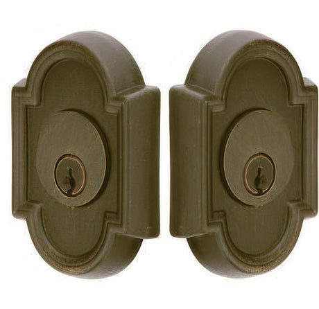Emtek 8372MB medium bronze double cylinder deadbolt
