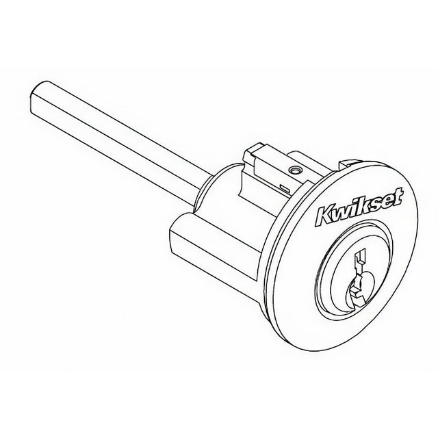 Kwikset 83735-002 antique brass deadbolt cylinder