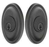 Emtek 8373FB flat black double cylinder deadbolt
