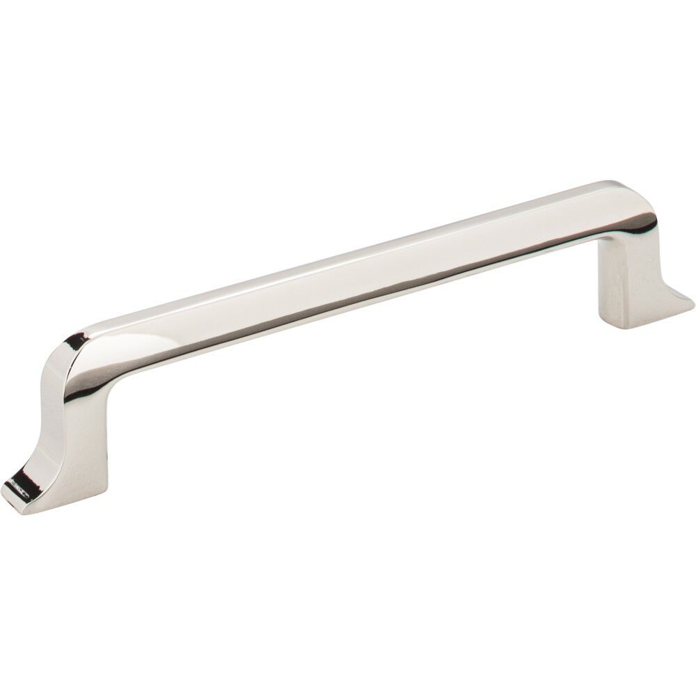 Jeffrey Alexander 839-128NI polished nickel cabinet drawer pull