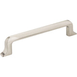 Jeffrey Alexander 839-128SN satin nickel cabinet drawer pull