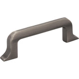 Jeffrey Alexander 839-3BNBDL brushed pewter cabinet drawer pull