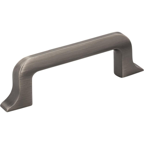 Jeffrey Alexander 839-3BNBDL brushed pewter cabinet drawer pull