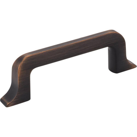Jeffrey Alexander 839-3DBAC brushed oil rubbed bronze cabinet drawer pull