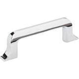 Jeffrey Alexander 839-3PC polished chrome cabinet drawer pull