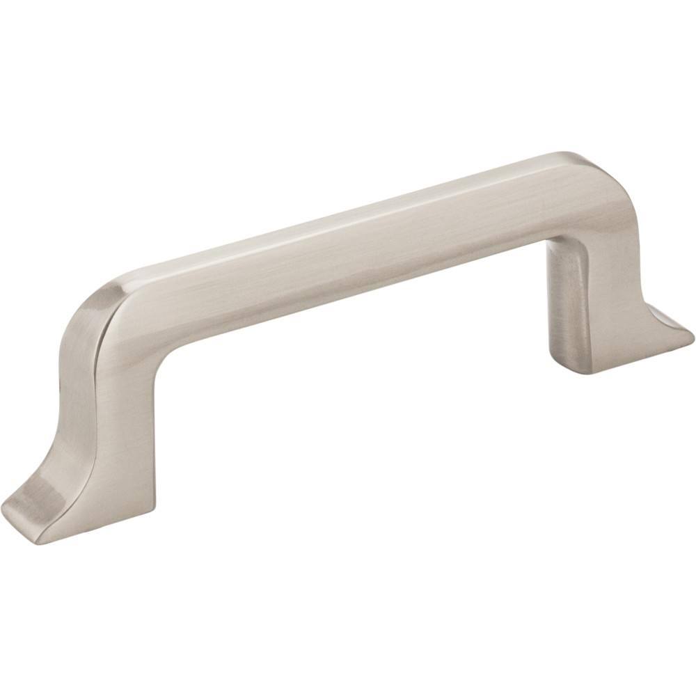 Jeffrey Alexander 839-3SN satin nickel cabinet drawer pull