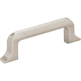Jeffrey Alexander 839-3SN satin nickel cabinet drawer pull