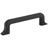 Jeffrey Alexander 839-96MB matte black cabinet drawer pull