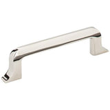 Jeffrey Alexander 839-96NI polished nickel cabinet drawer pull