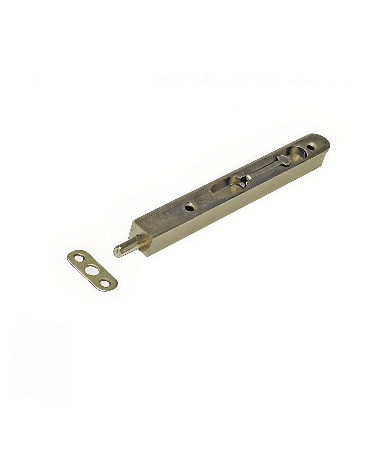 Better Home Products 839DB flush bolt in polished brass, additional view