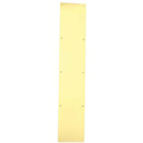 Ives 840031034 polished brass kick plate