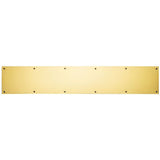Ives 84003630 bright brass kick plate