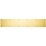 Ives 84003632 bright brass kick plate