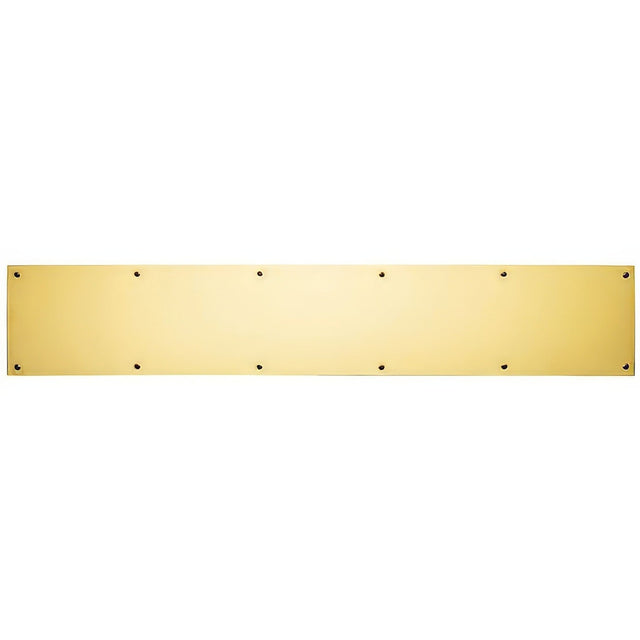 Ives 84003846 bright brass kick plate