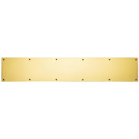 Ives 84004834 satin brass kick plate