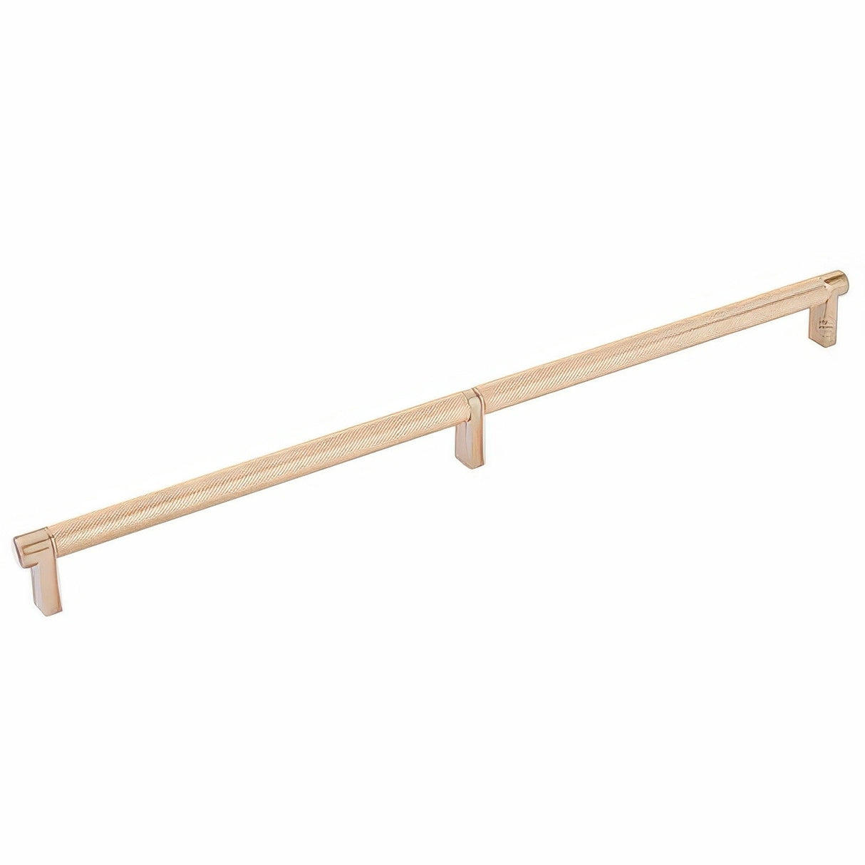 Emtek 84059.RECSCU.KNSCU satin copper knurled cabinet bar