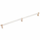 Emtek 84059.RECSCU.KNUS14 lifetime polished nickel knurled cabinet bar