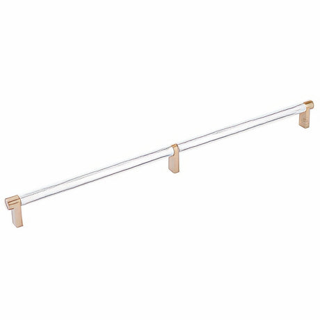 Emtek 84059.RECSCU.KNUS26 polished chrome knurled cabinet bar