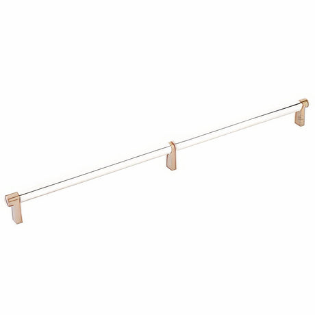 Emtek 84059.RECSCU.SMUS14 lifetime polished nickel smooth cabinet bar