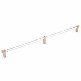 Emtek 84059.RECSCU.SMUS14 lifetime polished nickel smooth cabinet bar