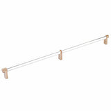 Emtek 84059.RECSCU.SMUS26 polished chrome smooth cabinet bar