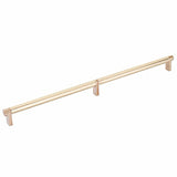 Emtek 84059.RECSCU.SMUS4 satin brass smooth cabinet bar