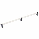 Emtek 84059.RECUS10B.KNUS14 lifetime polished nickel knurled cabinet bar