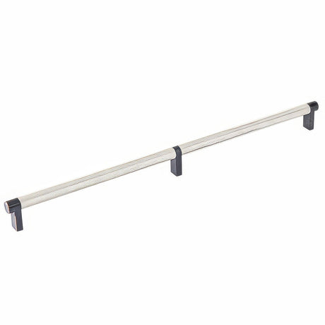 Emtek 84059.RECUS10B.KNUS15 satin nickel knurled cabinet bar