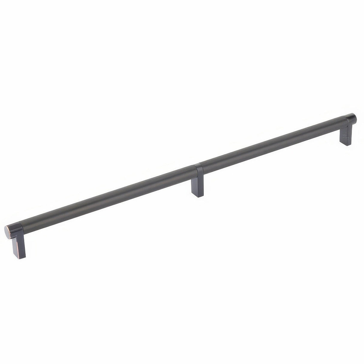 Emtek 84059.RECUS10B.SMUS19 flat black smooth cabinet bar