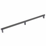 Emtek 84059.RECUS10B.SMUS19 flat black smooth cabinet bar