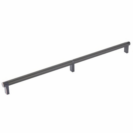 Emtek 84059.RECUS10B.SMUS19 flat black smooth cabinet bar