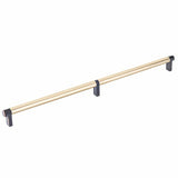 Emtek 84059.RECUS10B.SMUS4 satin brass smooth cabinet bar