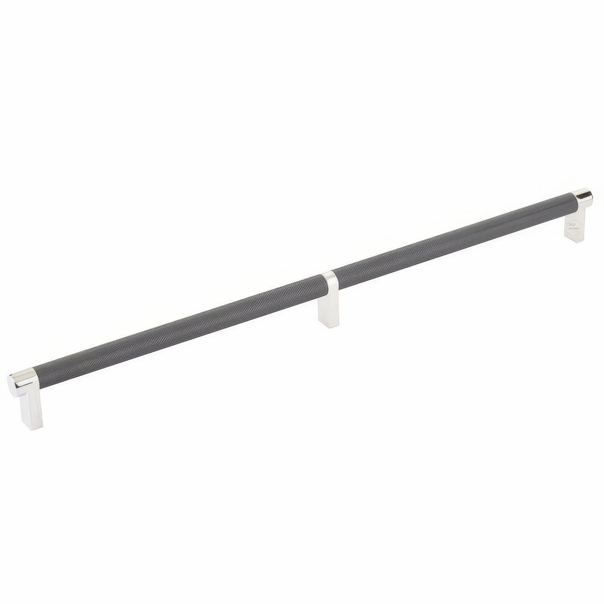 Emtek 84059.RECUS14.KNUS10B oil rubbed bronze knurled cabinet bar