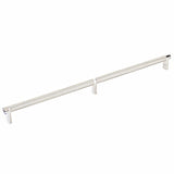 Emtek 84059.RECUS14.KNUS15 satin nickel knurled cabinet bar