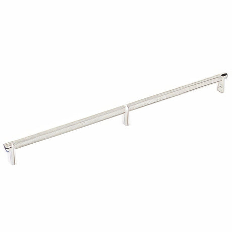 Emtek 84059.RECUS14.KNUS15 satin nickel knurled cabinet bar