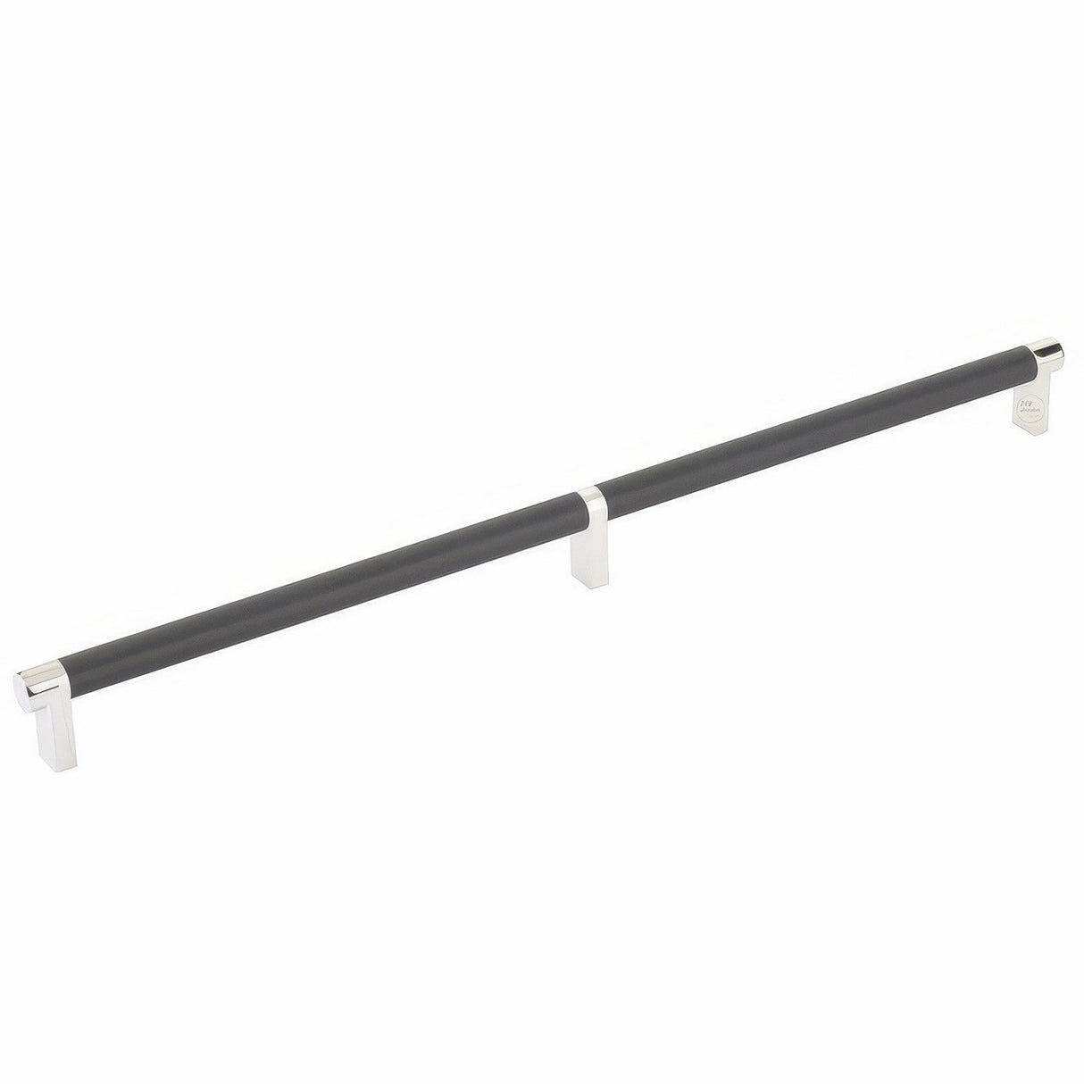 Emtek 84059.RECUS14.KNUS19 flat black knurled cabinet bar