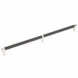 Emtek 84059.RECUS14.KNUS19 flat black knurled cabinet bar