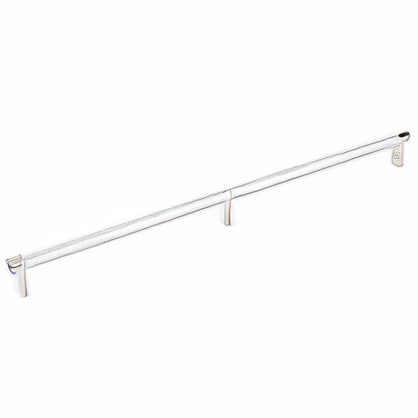 Emtek 84059.RECUS14.KNUS26 polished chrome knurled cabinet bar