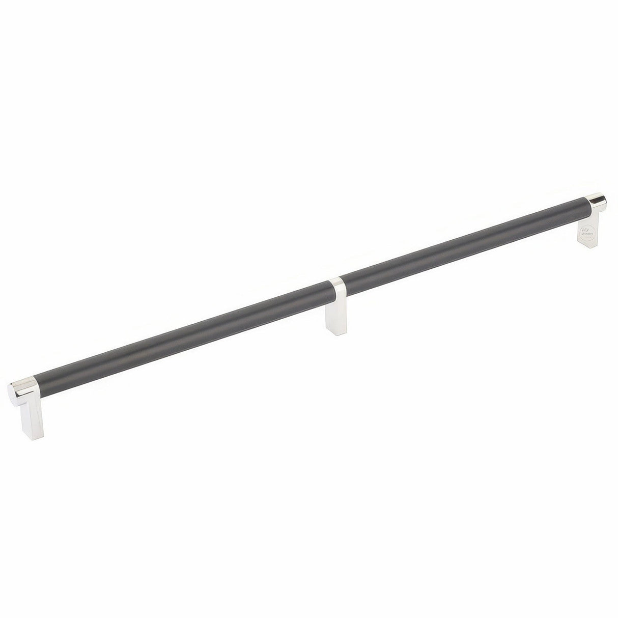 Emtek 84059.RECUS14.SMUS19 flat black smooth cabinet bar