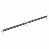 Emtek 84059.RECUS14.SMUS19 flat black smooth cabinet bar