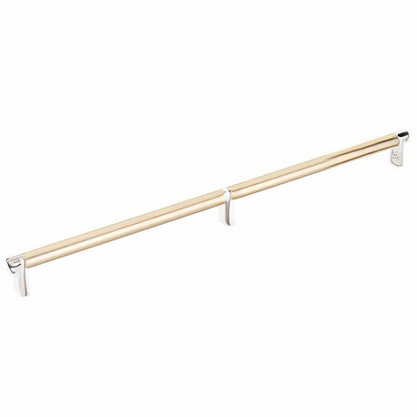 Emtek 84059.RECUS14.SMUS4 satin brass smooth cabinet bar